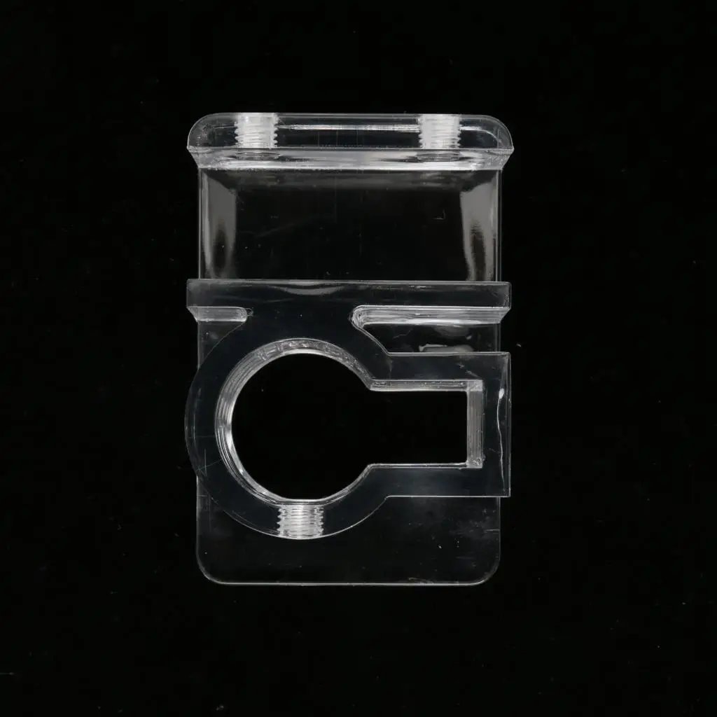 1 Set Clear Acrylic Aquarium Reef Tank Pipe Tube Holder Clip