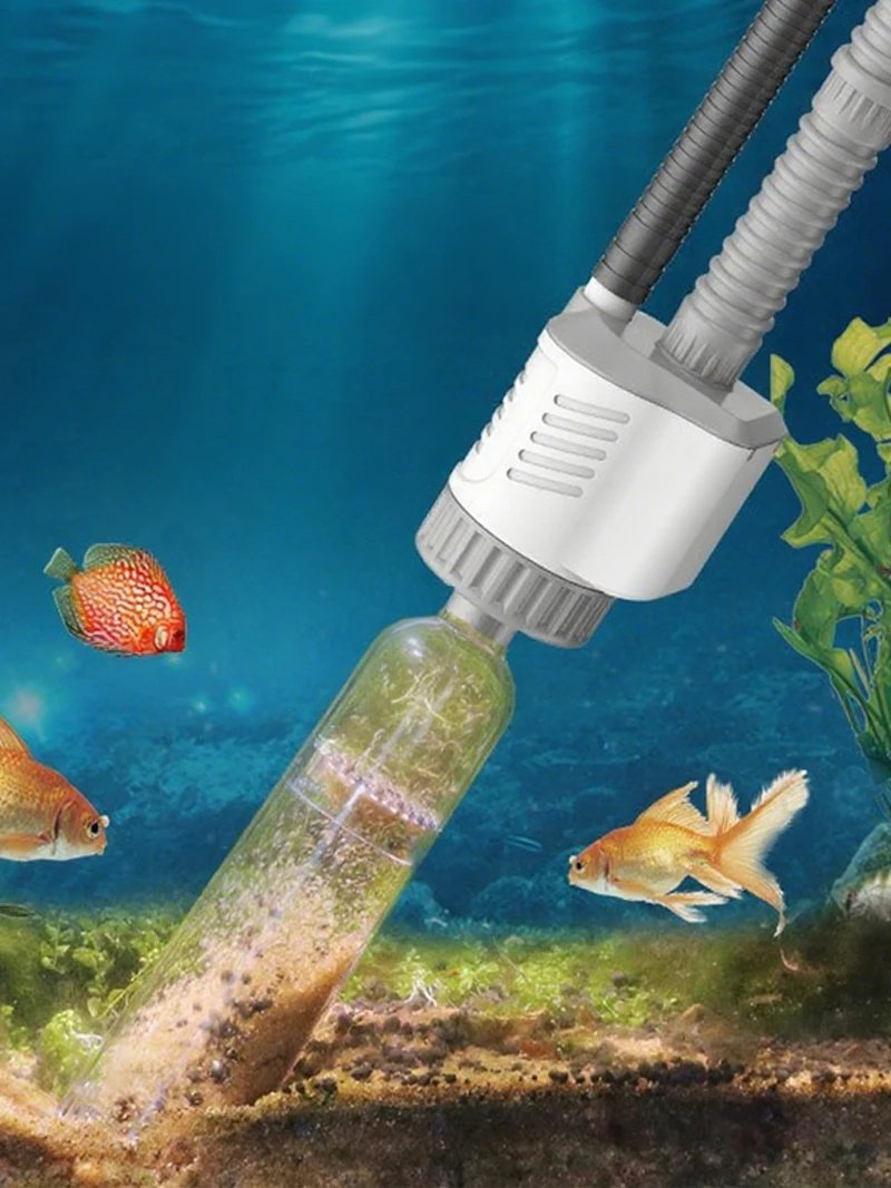 Aquarium Water Change Pump Electric Fish Tank Cleaning Tool Vacuum Water Changer Gravel Cleaner Siphon Filter Pump 30W 220v