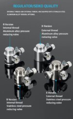 Aquarium DIY CO2 Generator system Kit Stainless Steel CO2 Cylinder Generator System Carbon Dioxide Reactor Kit For Plant Fish - Image 5