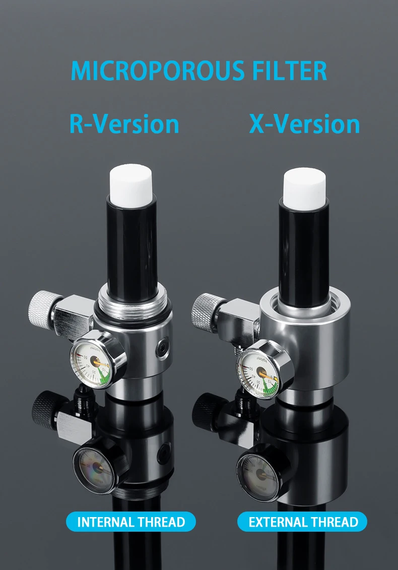 Aquarium DIY CO2 Generator system Kit Stainless Steel CO2 Cylinder Generator System Carbon Dioxide Reactor Kit For Plant Fish