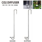 ZRDR Aquarium CO2 Diffuser Stainless Steel Material Atomizer Ceramic Disc Refiner, Used For Aquatic Plant Growth Accessories - Image 3