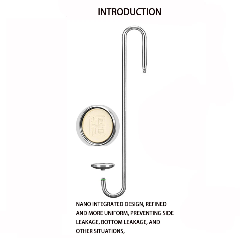 ZRDR Aquarium CO2 Diffuser Stainless Steel Material Atomizer Ceramic Disc Refiner, Used For Aquatic Plant Growth Accessories ZRDR Aquarium CO2 Diffuser Stainless Steel Material Atomizer Ceramic Disc Refiner, Used For Aquatic Plant Growth Accessories