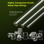 Transparent Fish Tank Water Pipe Acrylic Tube Fittings Elbow Joint Duck Bill Water Outlet Aquarium Accessries Rain Shower Outlet