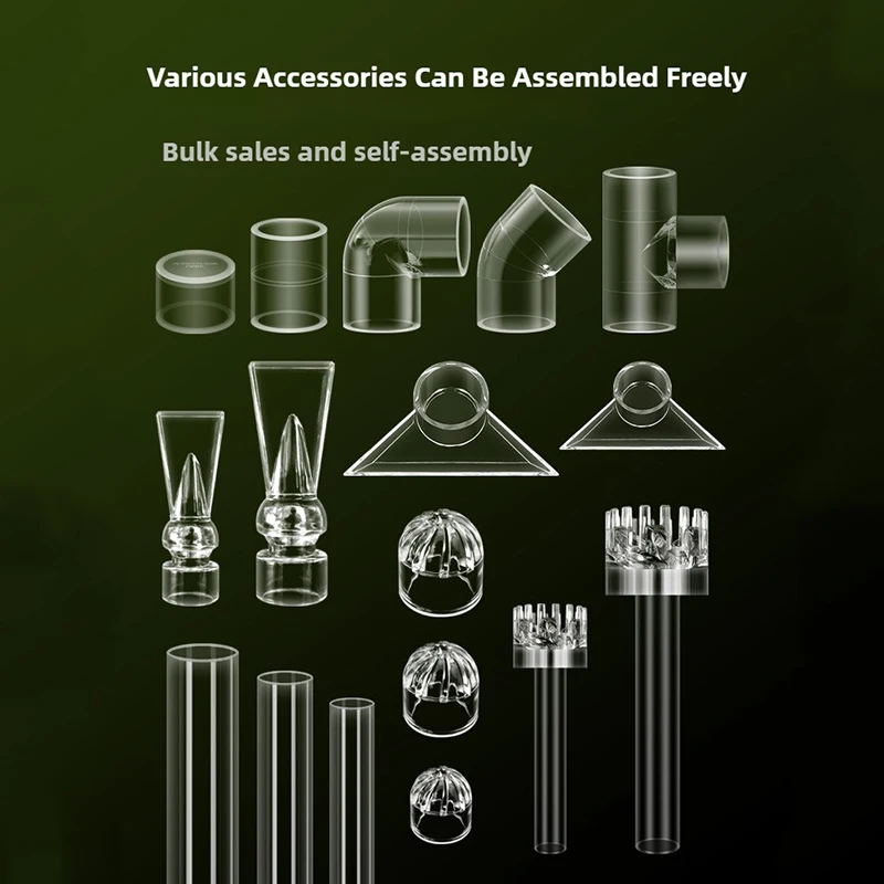 Transparent Fish Tank Water Pipe Acrylic Tube Fittings Elbow Joint Duck Bill Water Outlet Aquarium Accessries Rain Shower Outlet Transparent Fish Tank Water Pipe Acrylic Tube Fittings Elbow Joint Duck Bill Water Outlet Aquarium Accessries Rain Shower Outlet