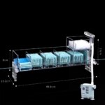 Aquarium Wall-Mounted Waterfall Filter Roller, ,Circulating Oxygen genation,Multi-Layer Fish Tank Top Filter New - Image 4