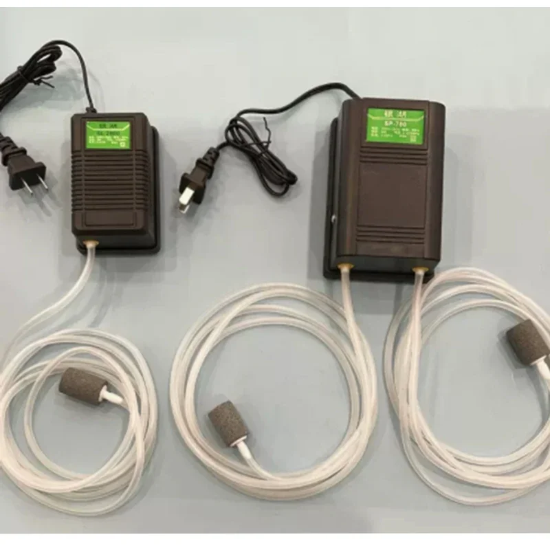 High Power Fish Tank Oxygen Air Pump Double Hole Aeration Pump Fish Tank Oxygen Pump Aquarium Accessories