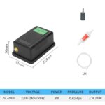 High Power Fish Tank Oxygen Air Pump Double Hole Aeration Pump Fish Tank Oxygen Pump Aquarium Accessories - Image 5