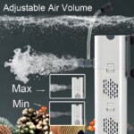 Aquarium Filter Pump Fish Tank Submersible Silent Air Oxygen Aerator Internal Water Pump Aquarium Air Pump Wave Maker 220v - Image 3