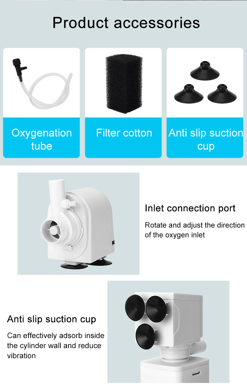 Aquarium Filter Pump Fish Tank Submersible Silent Air Oxygen Aerator Water Change Pump Aquarium Air Pump Wave Maker 220v Aquarium Filter Pump Fish Tank Submersible Silent Air Oxygen Aerator Water Change Pump Aquarium Air Pump Wave Maker 220v