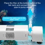 Aquarium Filter Pump Fish Tank Submersible Silent Air Oxygen Aerator Water Change Pump Aquarium Air Pump Wave Maker 220v - Image 4