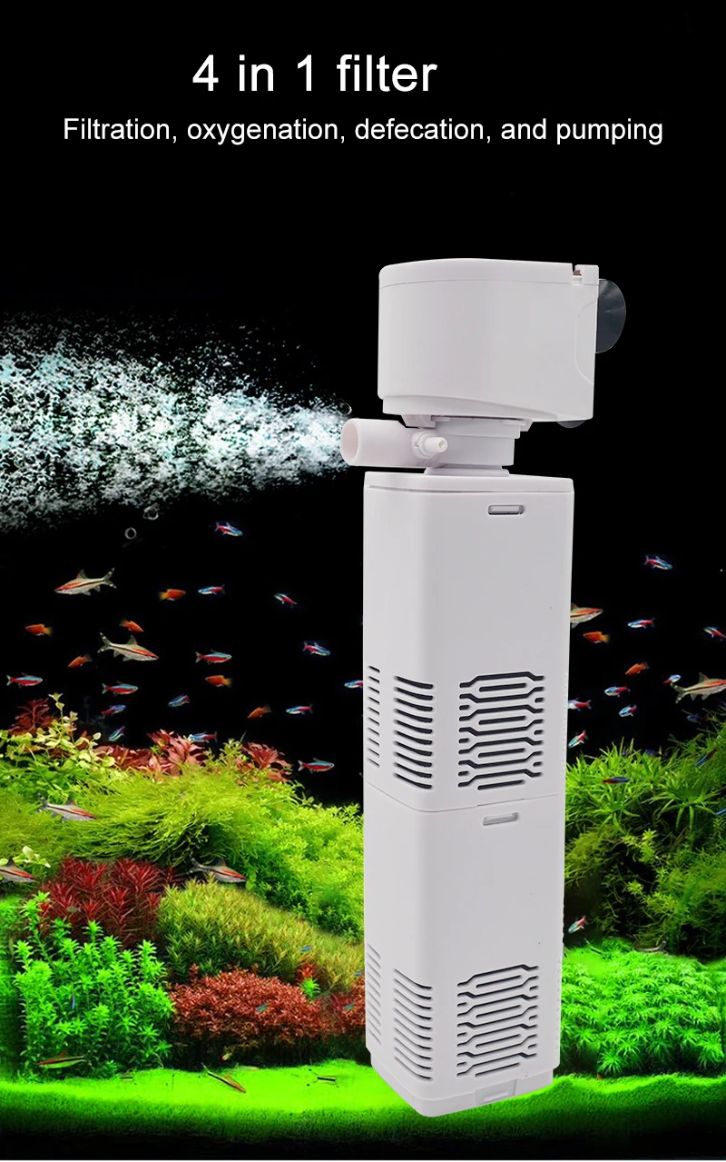 Aquarium Filter Pump Fish Tank Submersible Silent Air Oxygen Aerator Water Change Pump Aquarium Air Pump Wave Maker 220v Aquarium Filter Pump Fish Tank Submersible Silent Air Oxygen Aerator Water Change Pump Aquarium Air Pump Wave Maker 220v