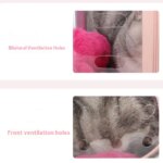 Transparent Pet Travel Carrier Portable Trolley Suitcase for Cats with Ventilation Holes Adjustable Handle Large Opening for Cat - Image 4