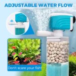 Automatic Aquarium Filter System 4W/220V Fish Tank Built-in Filter Oxygenated Water Circulation Anti Backflow Water Pump-US Plug - Image 5