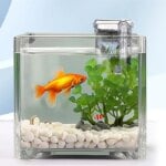 Wall-hanging Filter For Fish Tanks USB plug Mini Aquarium Filter Pump 250H/L Suitable For Fish Tanks Below 30cm,2.5W DC 5V - Image 6