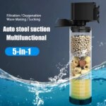 220V 50Hz Silent Filter for Aquarium Turtle Fish Tank Submersible Water Pump Bio Sponge Skimmer Waves Maker Filters Accessories - Image 3