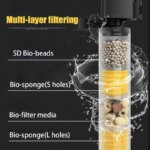 220V 50Hz Silent Filter for Aquarium Turtle Fish Tank Submersible Water Pump Bio Sponge Skimmer Waves Maker Filters Accessories - Image 6