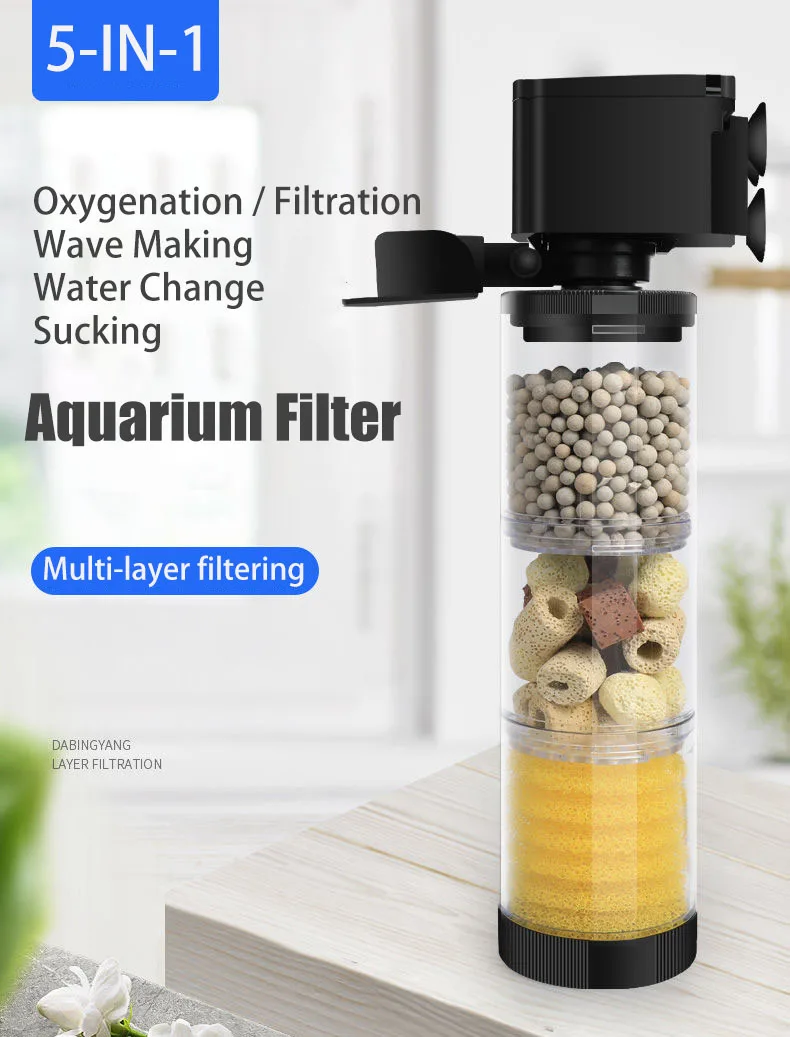 220V 50Hz Silent Filter for Aquarium Turtle Fish Tank Submersible Water Pump Bio Sponge Skimmer Waves Maker Filters Accessories 220V 50Hz Silent Filter for Aquarium Turtle Fish Tank Submersible Water Pump Bio Sponge Skimmer Waves Maker Filters Accessories