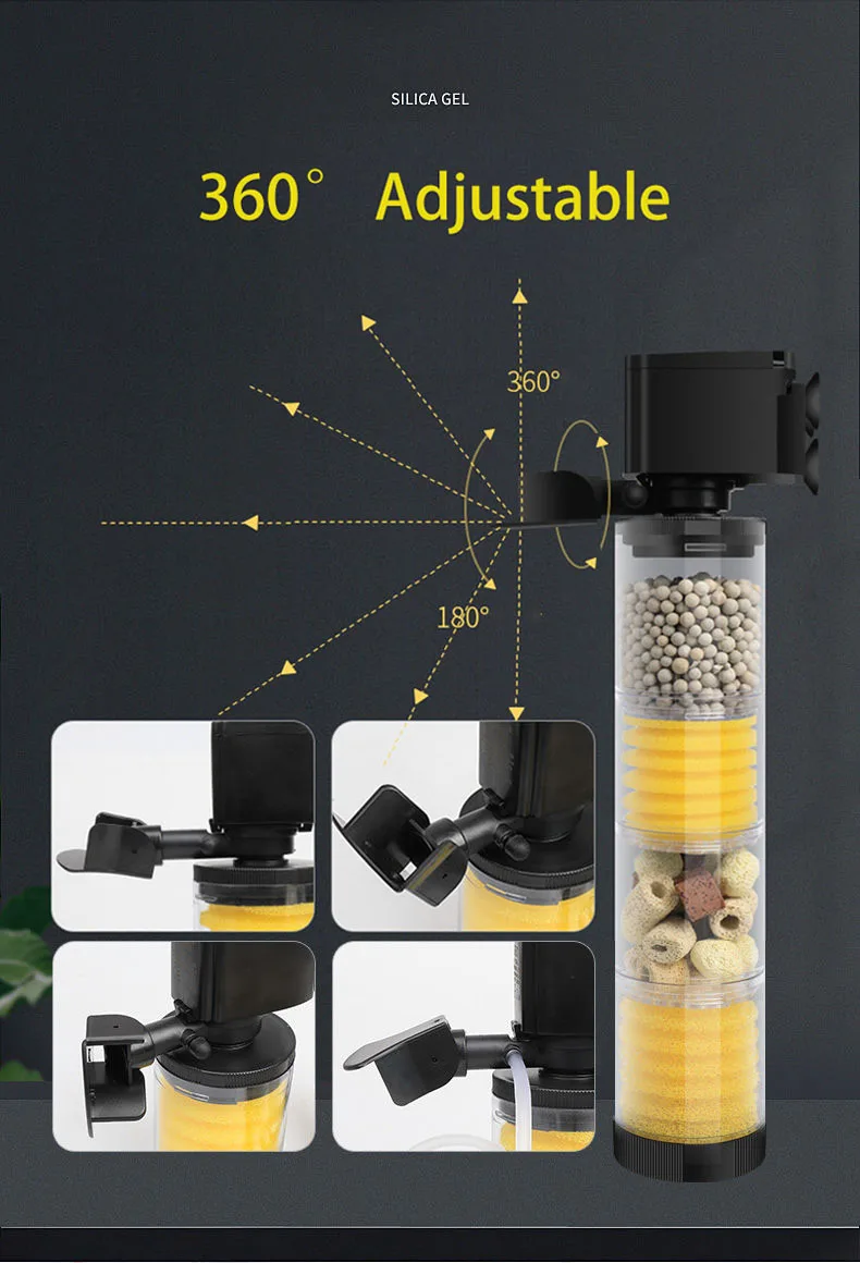 220V 50Hz Silent Filter for Aquarium Turtle Fish Tank Submersible Water Pump Bio Sponge Skimmer Waves Maker Filters Accessories 220V 50Hz Silent Filter for Aquarium Turtle Fish Tank Submersible Water Pump Bio Sponge Skimmer Waves Maker Filters Accessories