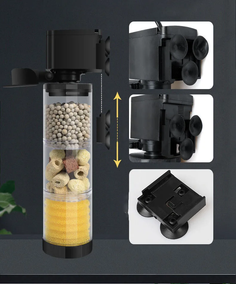 220V 50Hz Silent Filter for Aquarium Turtle Fish Tank Submersible Water Pump Bio Sponge Skimmer Waves Maker Filters Accessories 220V 50Hz Silent Filter for Aquarium Turtle Fish Tank Submersible Water Pump Bio Sponge Skimmer Waves Maker Filters Accessories