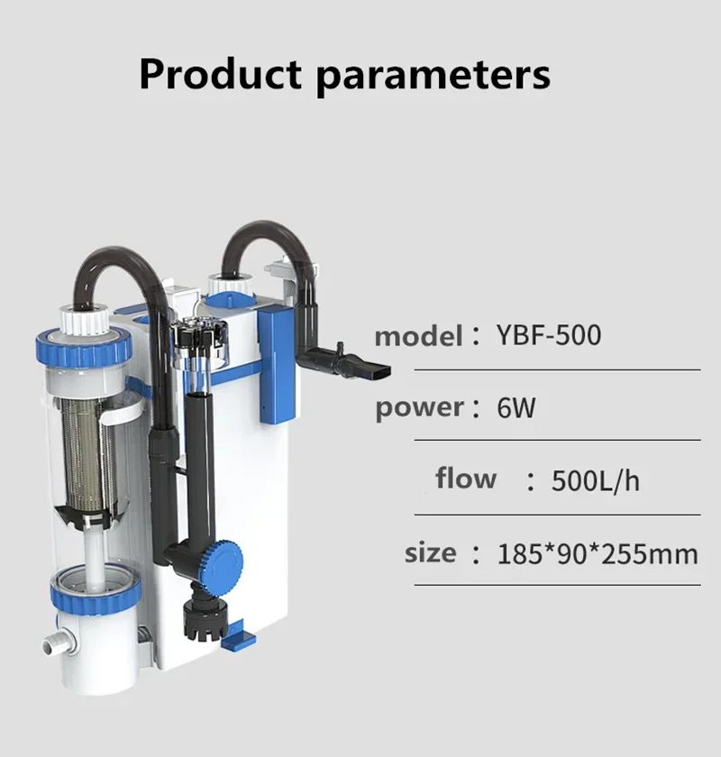 110V 220V SUNSUN Fish Tank Aquarium Filter Oxygen Filter YBF-500 Circulation Three-in-One Circulation Water Pump Wall-mounted 110V 220V SUNSUN Fish Tank Aquarium Filter Oxygen Filter YBF-500 Circulation Three-in-One Circulation Water Pump Wall-mounted