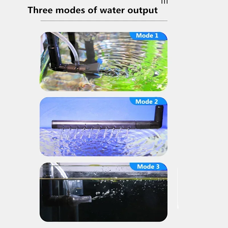 110V 220V SUNSUN Fish Tank Aquarium Filter Oxygen Filter YBF-500 Circulation Three-in-One Circulation Water Pump Wall-mounted 110V 220V SUNSUN Fish Tank Aquarium Filter Oxygen Filter YBF-500 Circulation Three-in-One Circulation Water Pump Wall-mounted