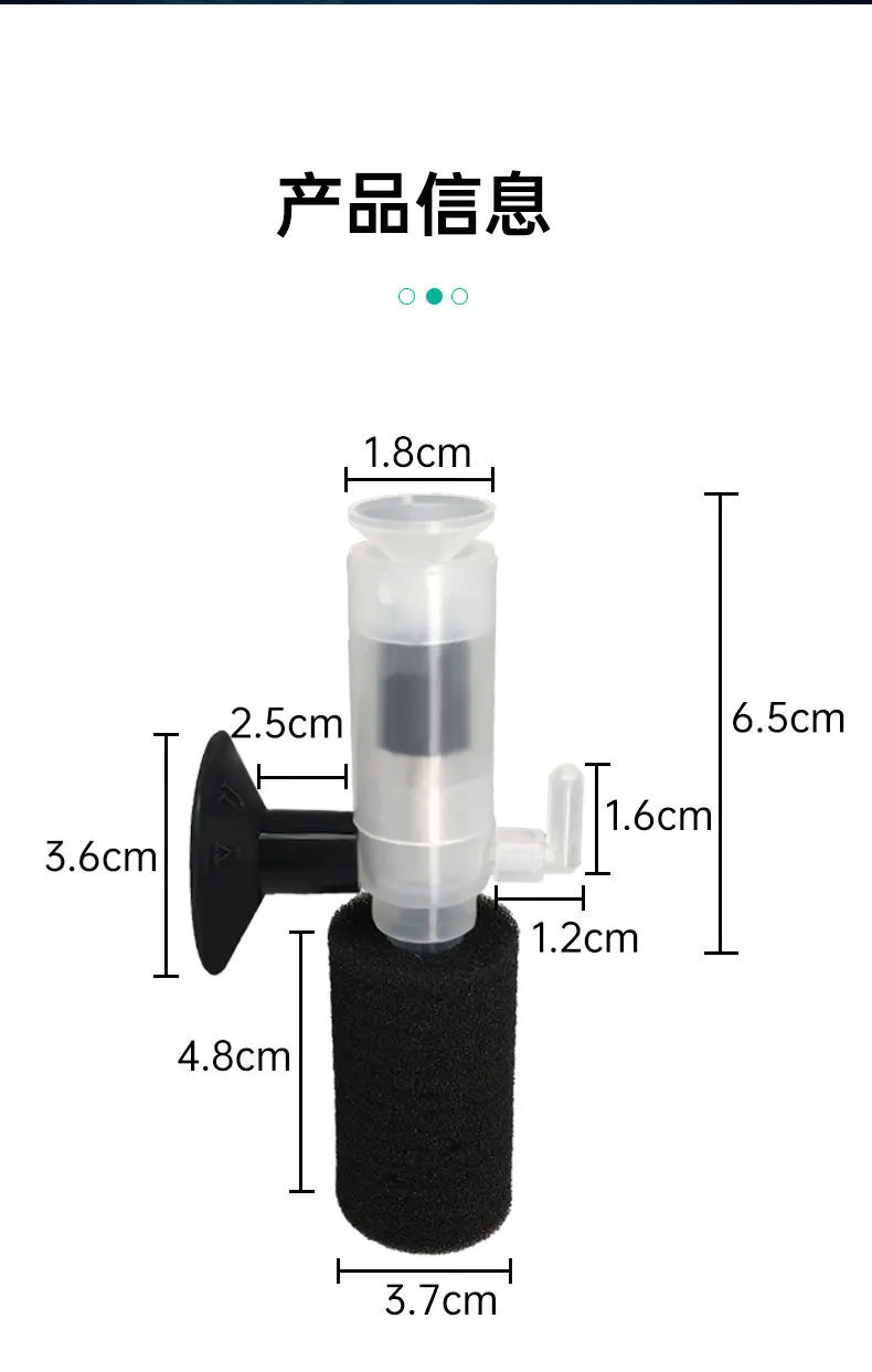 Mini Aquarium Filter Fish Tank Bio Sponge Filter Media Multi Layers Internal Filter for Small Fish Tank Filters Air Pumps