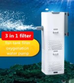 Aquarium 3 in 1 Filter for Aquarium Fish Tank Filter Mini Fish Tank Filter Aquarium Oxygen Submersible Water Purifier Aeration - Image 4