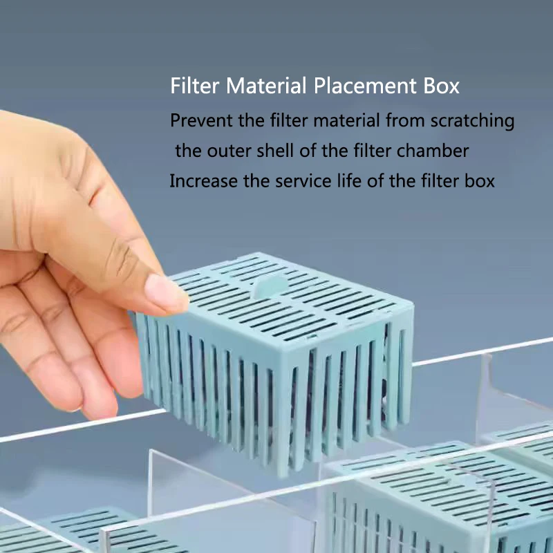 New Fish Tank Waterfall Filter Box Wall Mounted Built-in Silent Circulating Water Purifier For Aquarium Tank Box With Water Pump New Fish Tank Waterfall Filter Box Wall Mounted Built-in Silent Circulating Water Purifier For Aquarium Tank Box With Water Pump