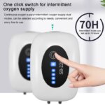 SOBO Aquarium Fish Tank Oxygen Air Pump Compressor Charging Silent USB with Battery Portable Fishing Oxygenator 6000mA Outdoor - Image 2