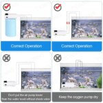 Aquarium Fish Tank Oxygen Pump Charging Dual-Purpose Air Pump Usb Lithium Battery Household Portable Fishing Mute 6000mA Outdoor - Image 4