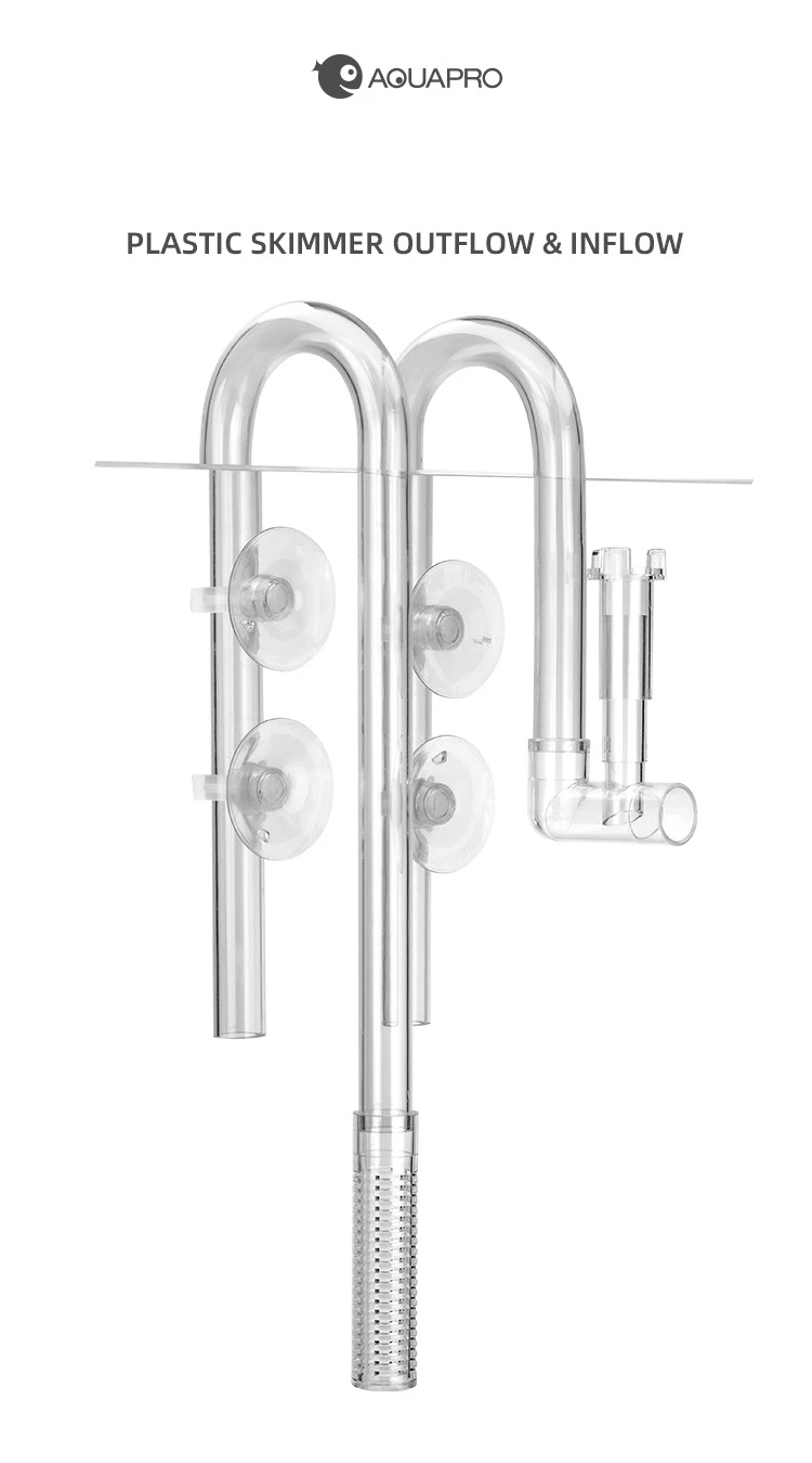 AQUAPRO Inflow Outflow Inlet Outlet Skimmer Plastic Fish Tank Accessories Plant Pipe Aquarium Water Filtro Fishbowl Set Akvarium AQUAPRO Inflow Outflow Inlet Outlet Skimmer Plastic Fish Tank Accessories Plant Pipe Aquarium Water Filtro Fishbowl Set Akvarium