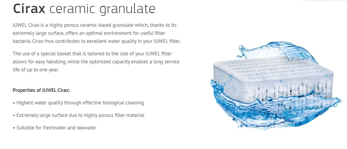 Juwel original filter stone ceramic particle filter material is suitable for juwel3. 0 6.0 8.0 use of filter cartridge Juwel original filter stone ceramic particle filter material is suitable for juwel3. 0 6.0 8.0 use of filter cartridge