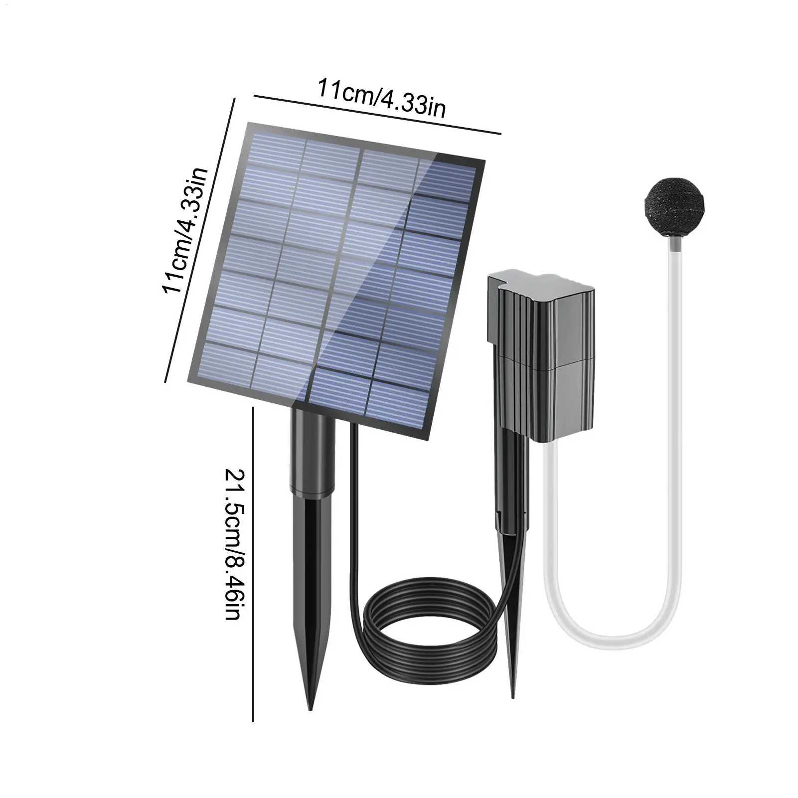 Solar Powered Pond Aerator Solar Pond Pump Aquarium Aerator Air Bubbler Aquarium Bubbler Pump Pond Aerator Solar Air Pump Fish