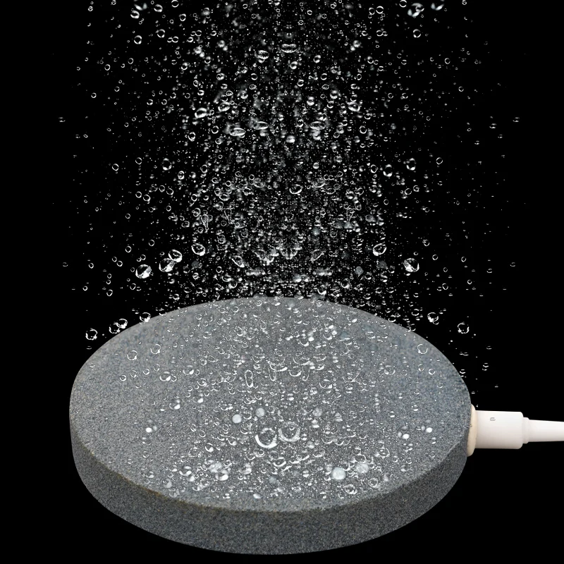 4/6/8/10cm Air Bubble Stone Aquarium Aerator Pond Pump Air Stone Bubble Disk Aquarium Air Pump Hydroponic Oxygen Plate