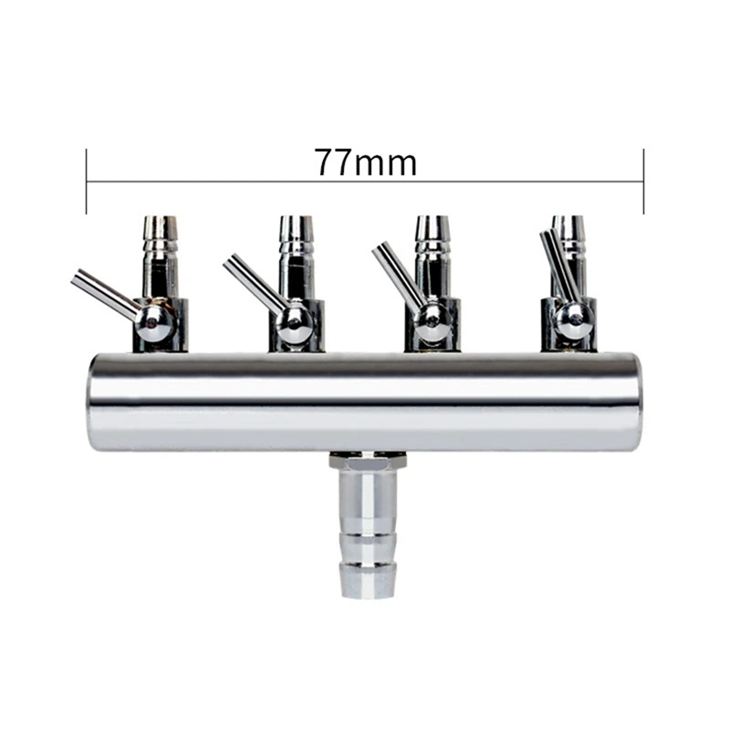 4/6/10 Ways Stainless Steel Air Flow Splitter Distributor Pump Valves For Aquarium 4/6/10 Ways Stainless Steel Air Flow Splitter Distributor Pump Valves For Aquarium