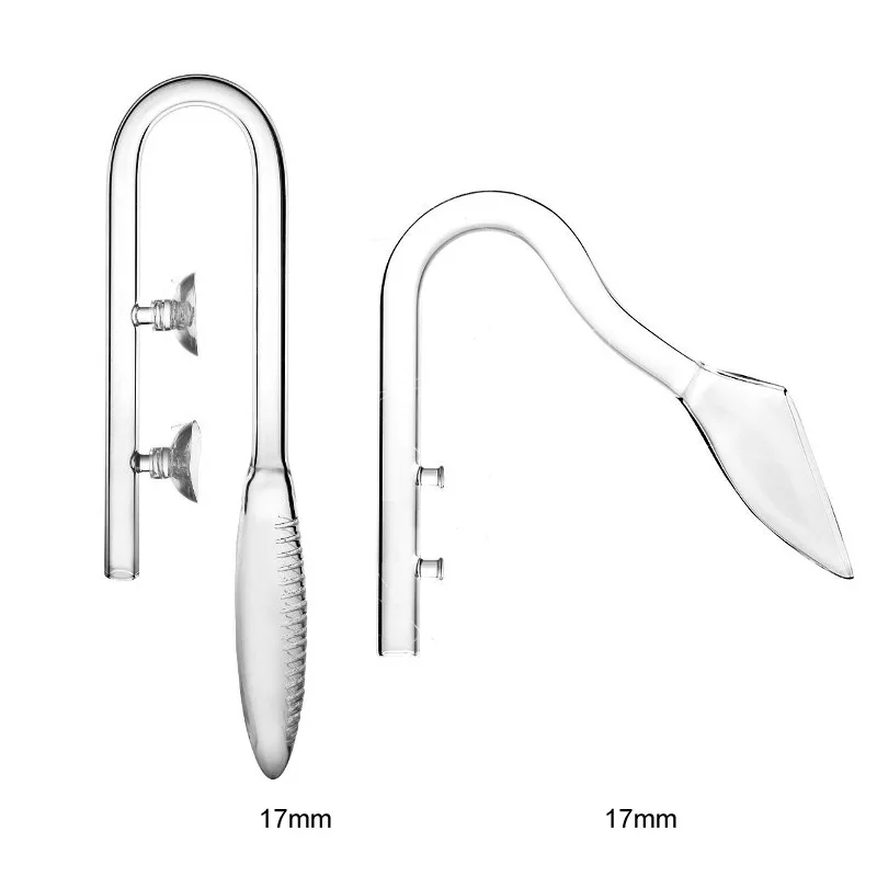 Aquarium ADA Style 13mm 17mm Glass Lily Pipe Inflow Outflow Tube The Glass Inlet Outlet Water Pipe for Fish Tank filter 12/16mm