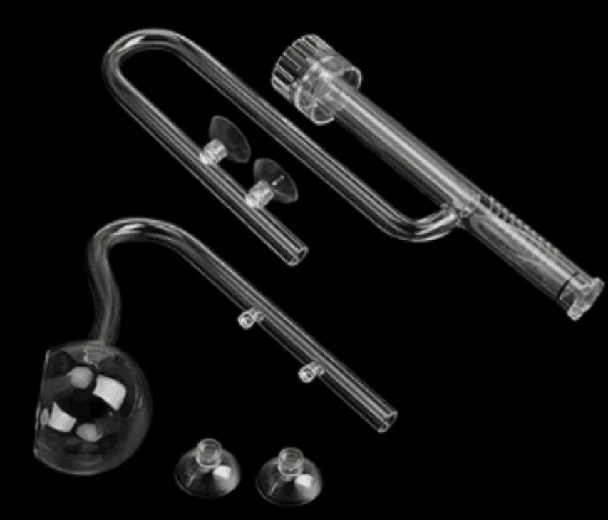 Aquarium ADA Style 13mm 17mm Glass Lily Pipe Inflow Outflow Tube The Glass Inlet Outlet Water Pipe for Fish Tank filter 12/16mm