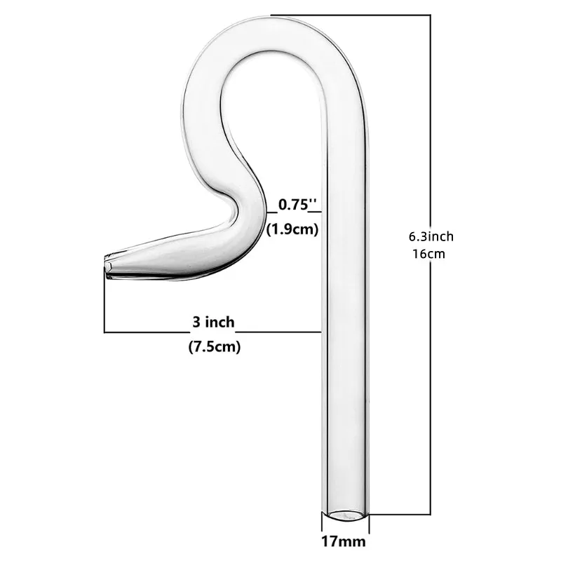 Aquarium ADA Style 13mm 17mm Glass Lily Pipe Inflow Outflow Tube The Glass Inlet Outlet Water Pipe for Fish Tank filter 12/16mm