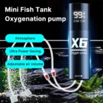 Aquarium Fish Tank Oxygen Pump Charging Dual-Purpose Air Pump Usb Lithium Battery Household Portable Fishing Mute 2400ma Outdoor