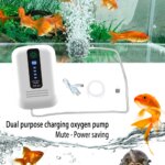Portable Usb Oxygen Pump Charging Dual-Purpose Tank Ultra Silent Mini Aquarium fish pump Suitable for small aquariums or turtle