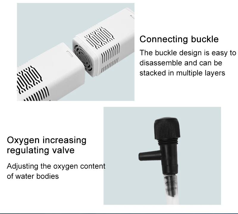 Aquarium Filter Pump Fish Tank Submersible Silent Air Oxygen Aerator Water Change Pump Aquarium Air Pump Wave Maker 220v