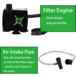 Submersible Water Filter Pump Turtle Tank Filter Aquarium Fish Tank Oxygen Increasing Pump Low Level Water EU Plug - Image 6