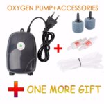 Aquarium Air Pump Fish Tank Mini Compressor Single Double Outlet with Check Valve Tube Aquatic Accessories 220V 3W 5W - Image 6