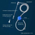 Fish Tank Water Exchanger Aquarium Gravel Cleaner,siphon Hose Siphon Pump Fish Manure Suction Hose Cleaning and Drainage Tool - Image 2