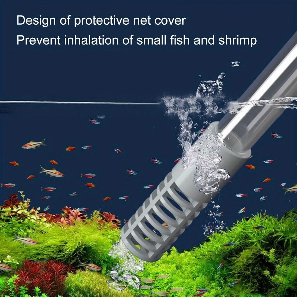 Fish Tank Water Exchanger Aquarium Gravel Cleaner,siphon Hose Siphon Pump Fish Manure Suction Hose Cleaning and Drainage Tool
