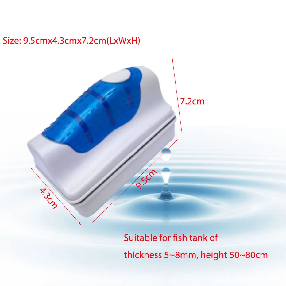Magnetic Aquarium Fish Tank Brushes Floating Clean Glass Window Algae Scraper Cleaner Brush Aquarium Accessories Magnetic Aquarium Fish Tank Brushes Floating Clean Glass Window Algae Scraper Cleaner Brush Aquarium Accessories