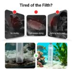 Aquarium Vacuum Cleaner Siphon Pump Gravel Filter & Flow Control Manual Aquarium Water Changer Fish Tank Air Pump Cleaning Tools - Image 2