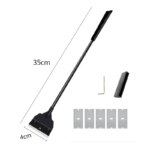 Aquarium Algae Scraper Cleaner Fish Tank Cleaning Tool Detachable Blade Glass Cleaner Household Cleaning Tool Accessories - Image 2