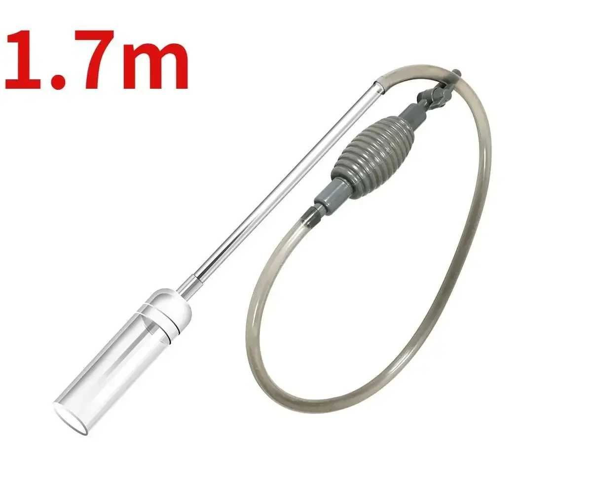 1.5m/1.7m/2.6m Aquarium Manual Water Changer Fish Tank Air Pump Cleaning Tools Handheld Aquarium Cleaner Vacuum Siphon Pump 1.5m/1.7m/2.6m Aquarium Manual Water Changer Fish Tank Air Pump Cleaning Tools Handheld Aquarium Cleaner Vacuum Siphon Pump