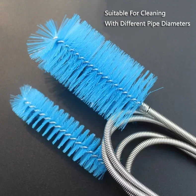 Aquarium Pipe Cleaning Brush Fish Tank Cleaner Tube Stainless Steel Water Filter Air Tube Flexible Double End Hose Accessories Aquarium Pipe Cleaning Brush Fish Tank Cleaner Tube Stainless Steel Water Filter Air Tube Flexible Double End Hose Accessories